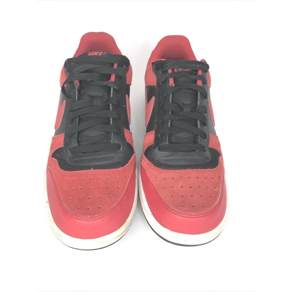Nike Air Force 1 Low Top Shoes Men's Size 13 Red/Black/White Suede Tops 2003